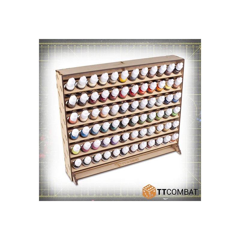 TTCombat & Vallejo Paint Rack 72   - Miniatures Collectors Guide