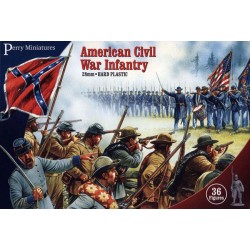 PEMACW1_Perry Miniatures - Plastic American Civil War Infantry (36 figurines)